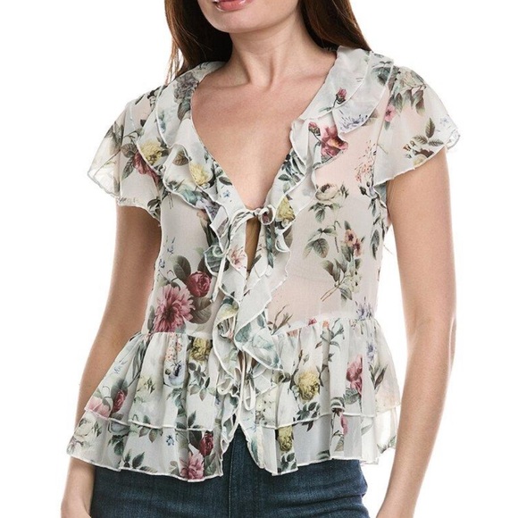 Philosophy Tops - PHILOSOPHY SHEER BLOUSE